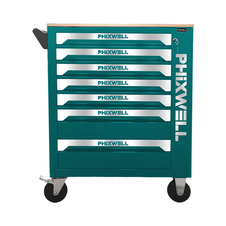 719507 PHIXWELL Armario herramientas 7 cajones con encimera