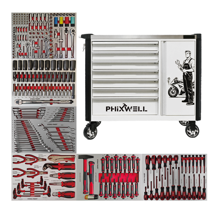 719516 Armario herramientas PHIXWELL 7 cajones nuevo modelo