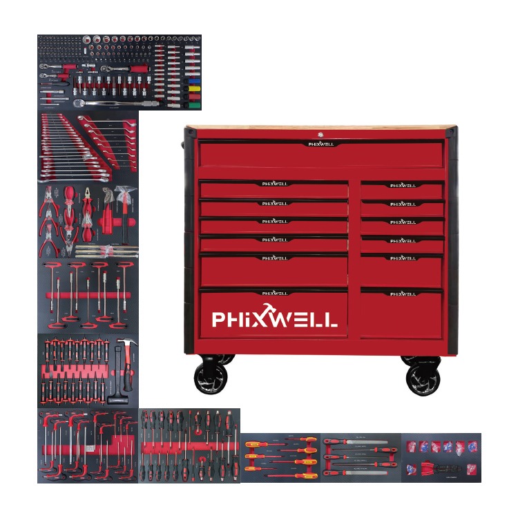 719518 PHIXWELL Armario herramientas grande 13 cajones
