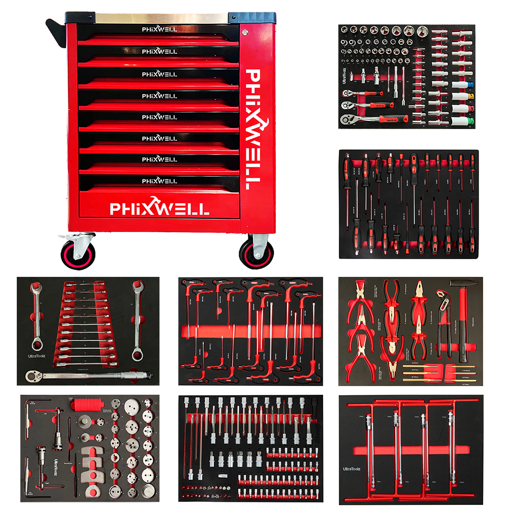 719513 Armario herramientas PHIXWELL 8 cajones