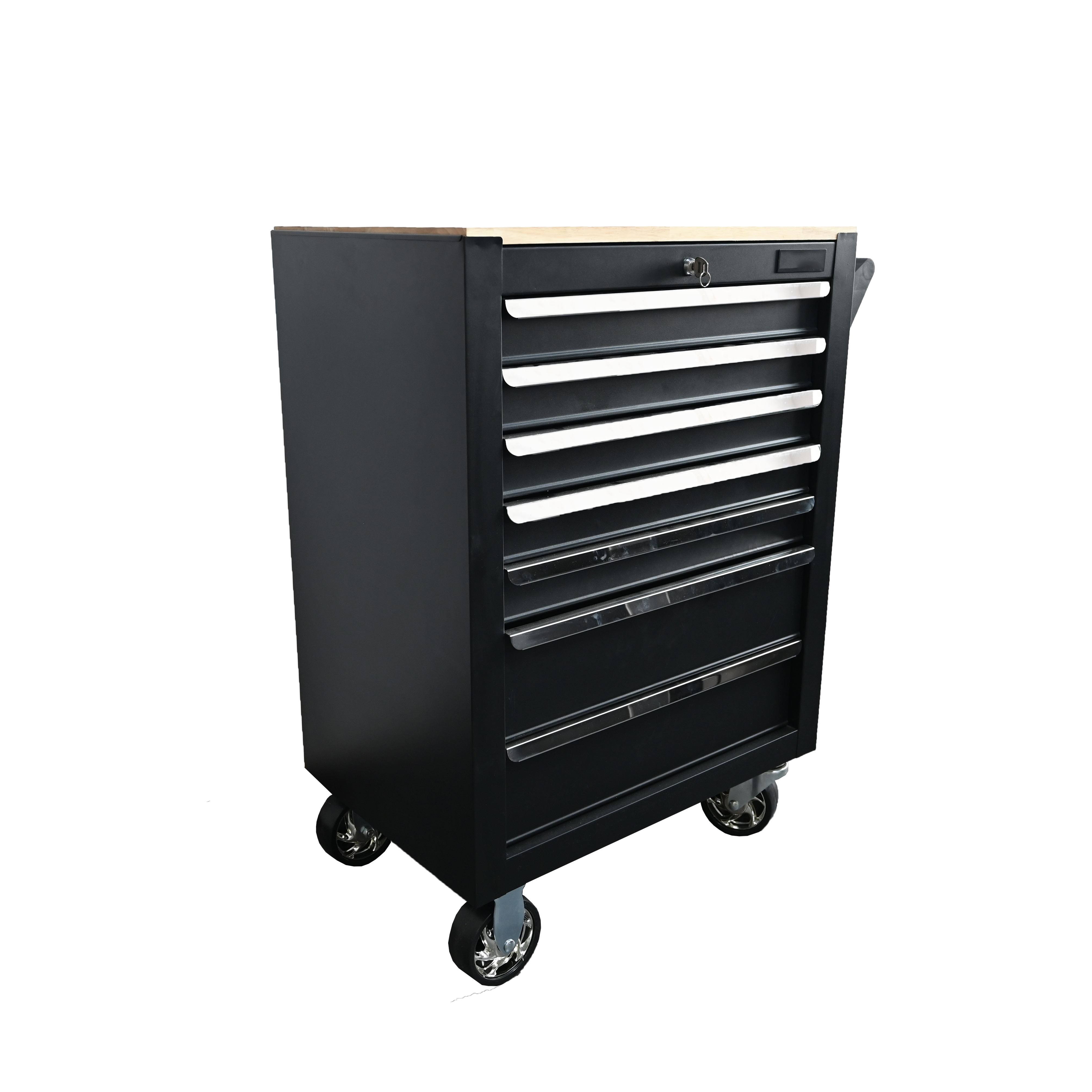 719506 PHIXWELL Mueble almacenaje 7 cajones con encimera de madera