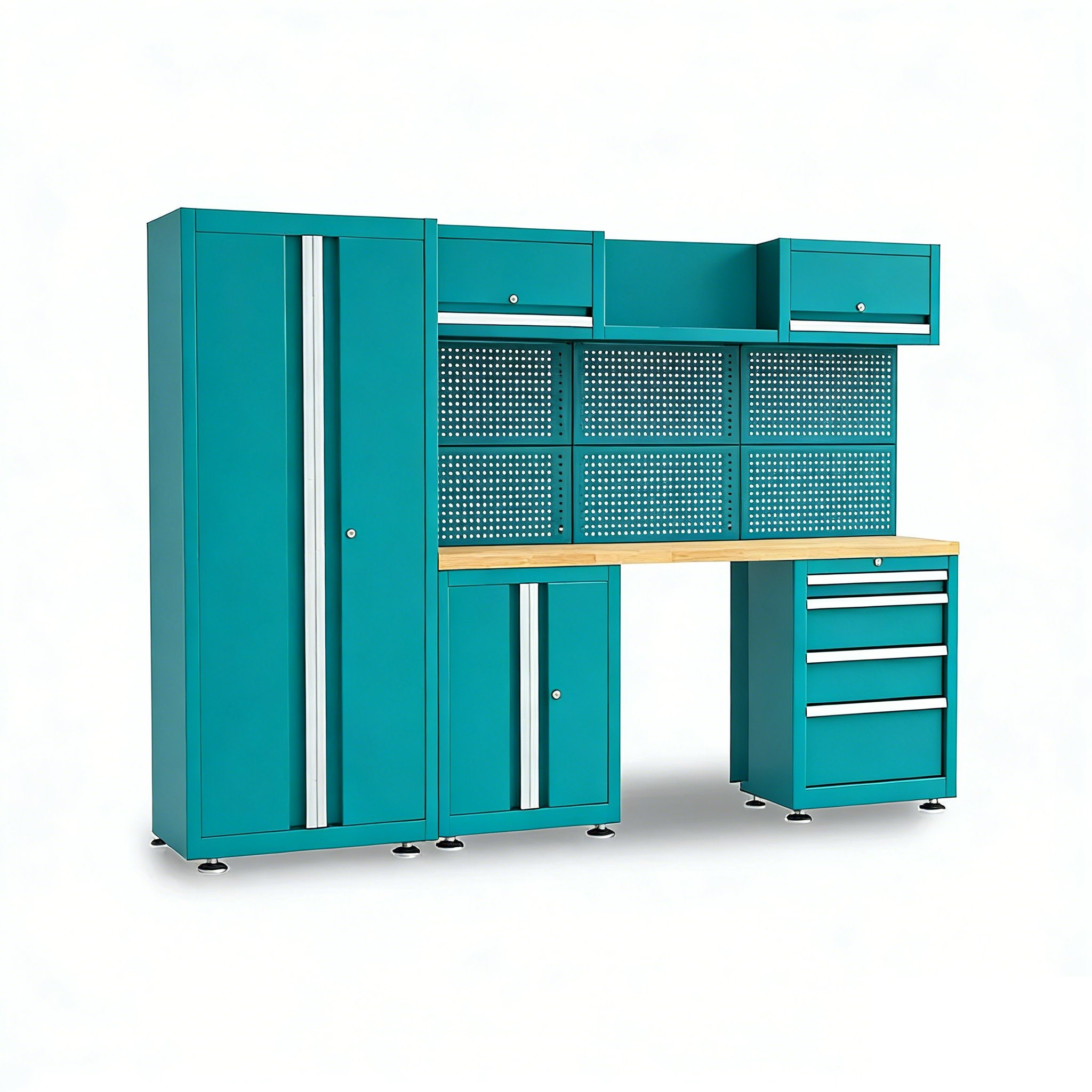 Gabinete combinado de almacenamiento de herramientas multifuncional
