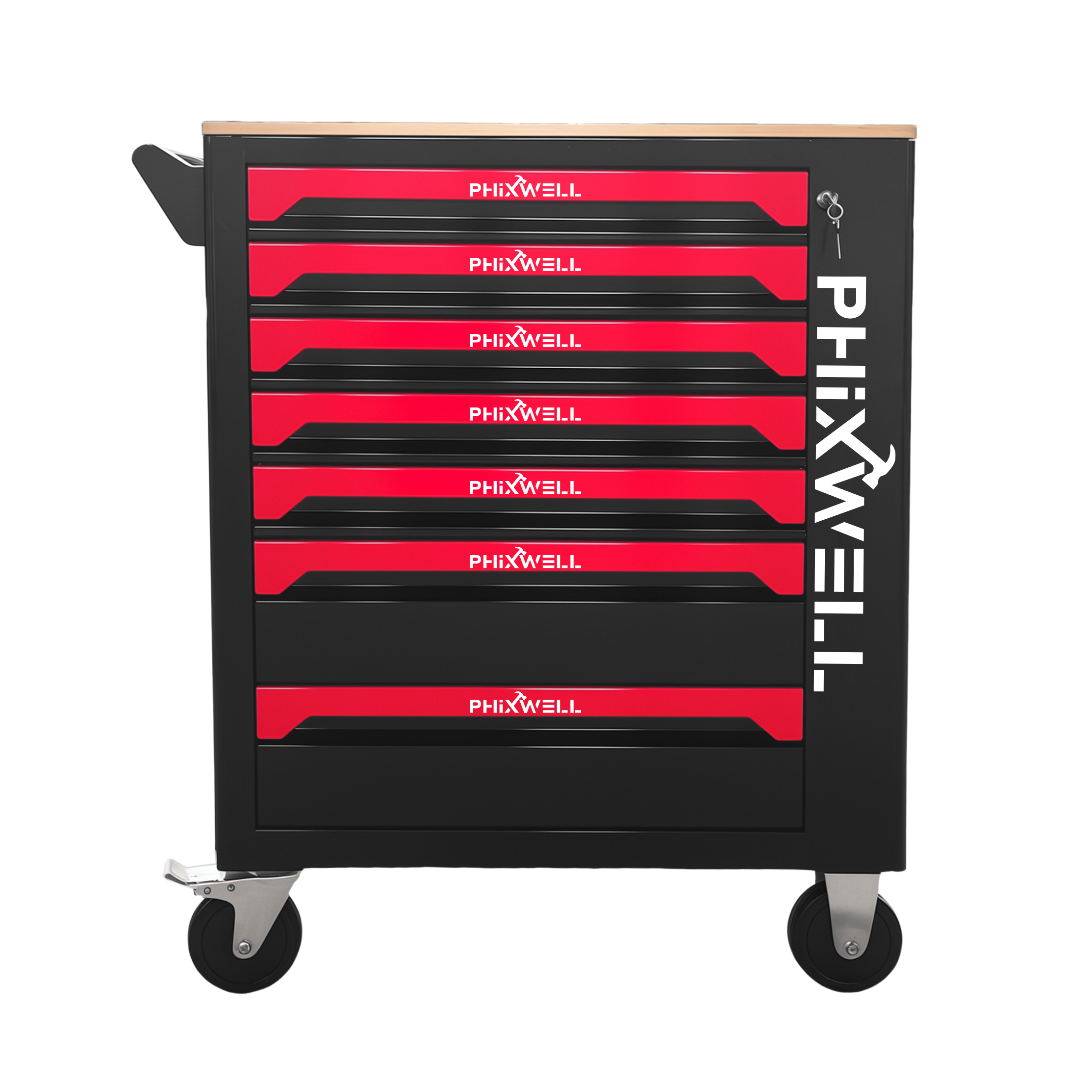 719507 PHIXWELL Armario herramientas 7 cajones con encimera