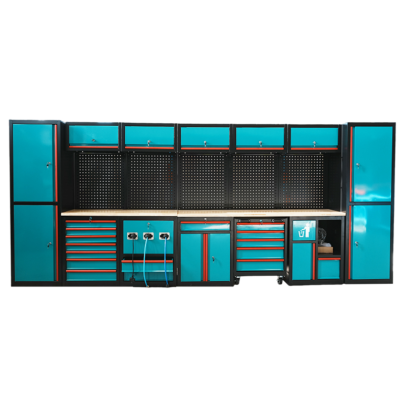 Gabinete combinado de taller multifuncional 5+2