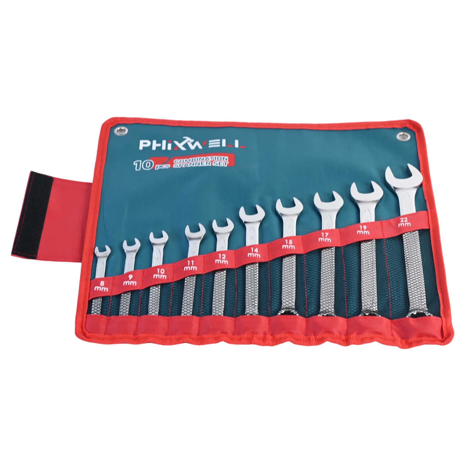 717532 PHIXWELL Juego de llaves combinadas de 10 piezas