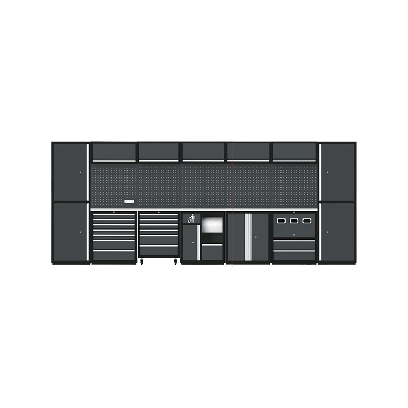 Gabinete combinado de taller multifuncional 5+2